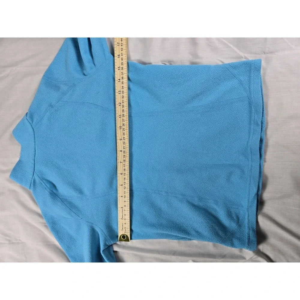 North Face Pullover Girls Medium 10/12 Blue‎ Fleece Half Zip Warm Outdoor Youth